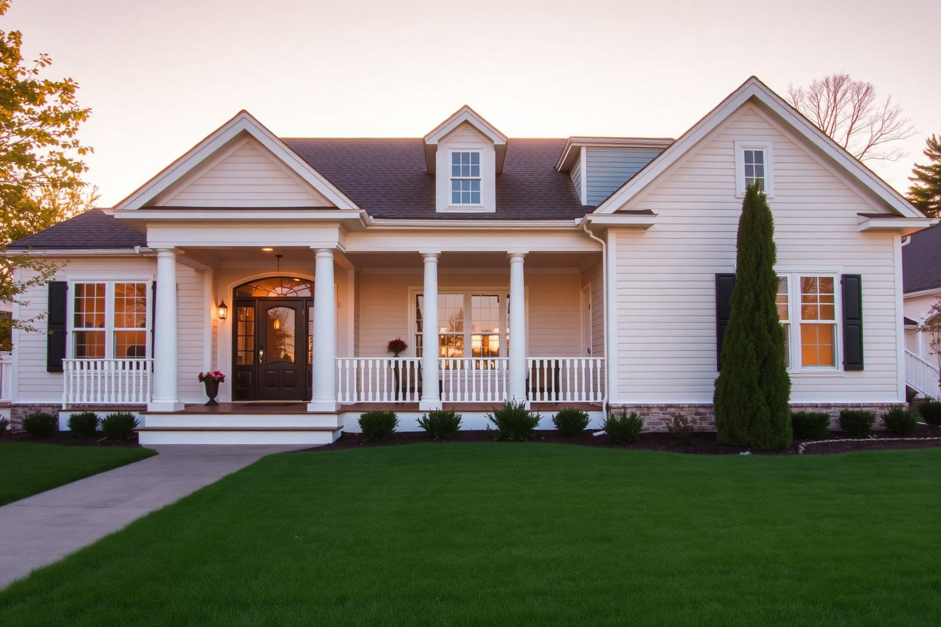 Welcoming home exterior